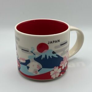 2018 Starbucks Japan YOU ARE HERE Collection Ceramic Mug 14 Fl Ozs